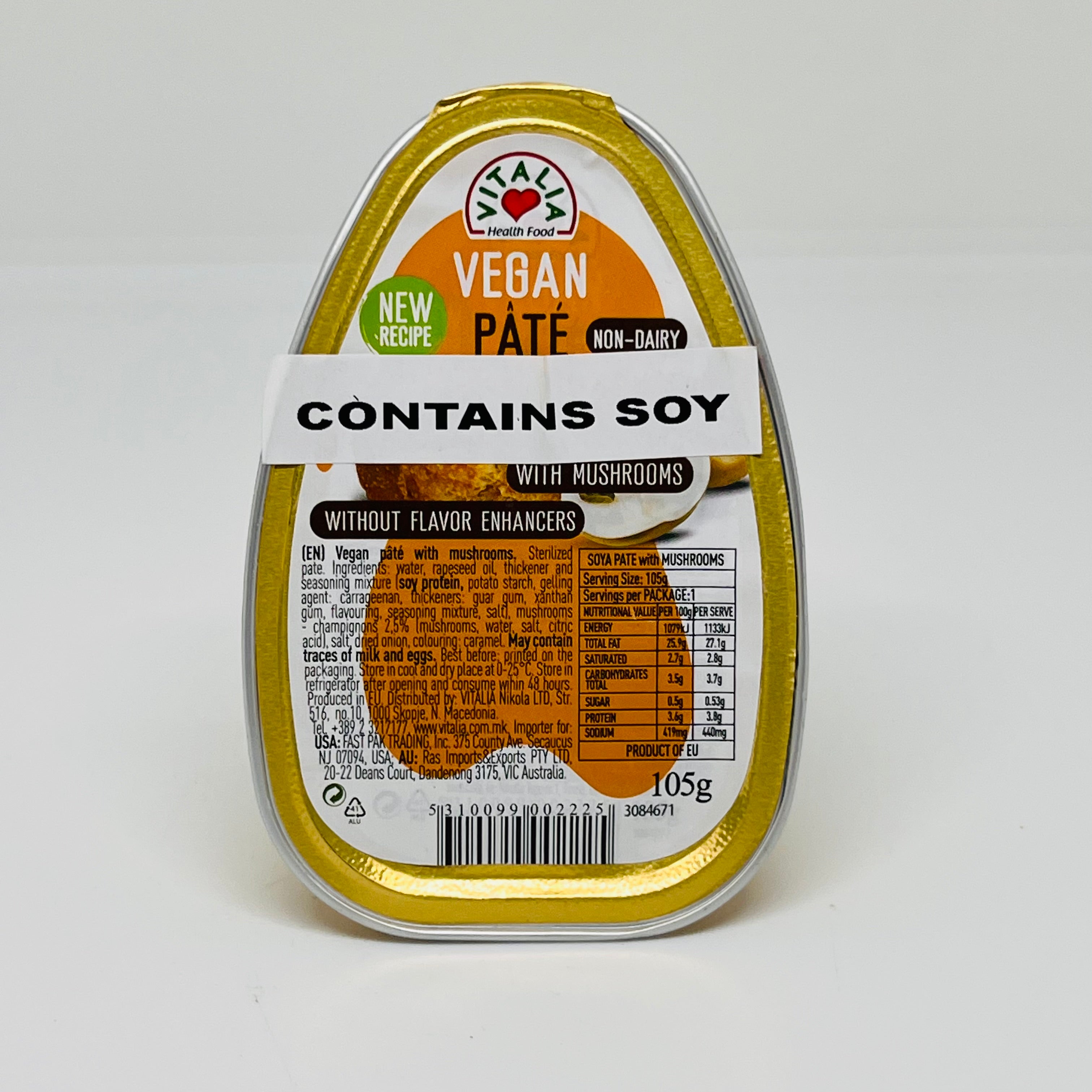 VITALIA Vegan Pate w/ Mushroom 105g