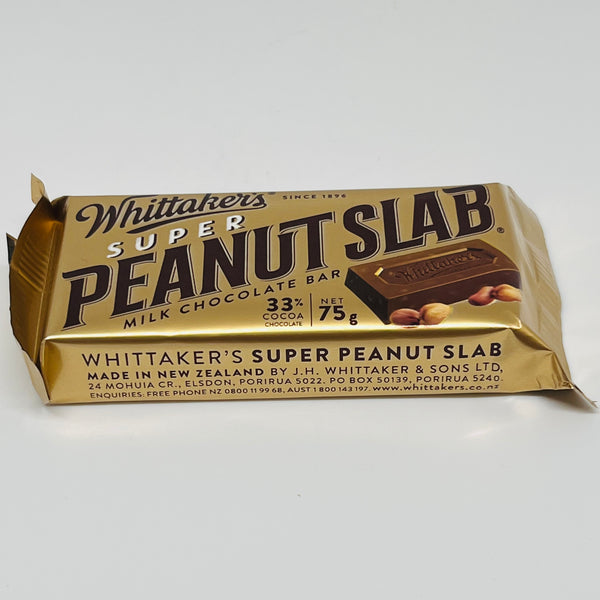 WHITTAKERS Peanut Slab 75g