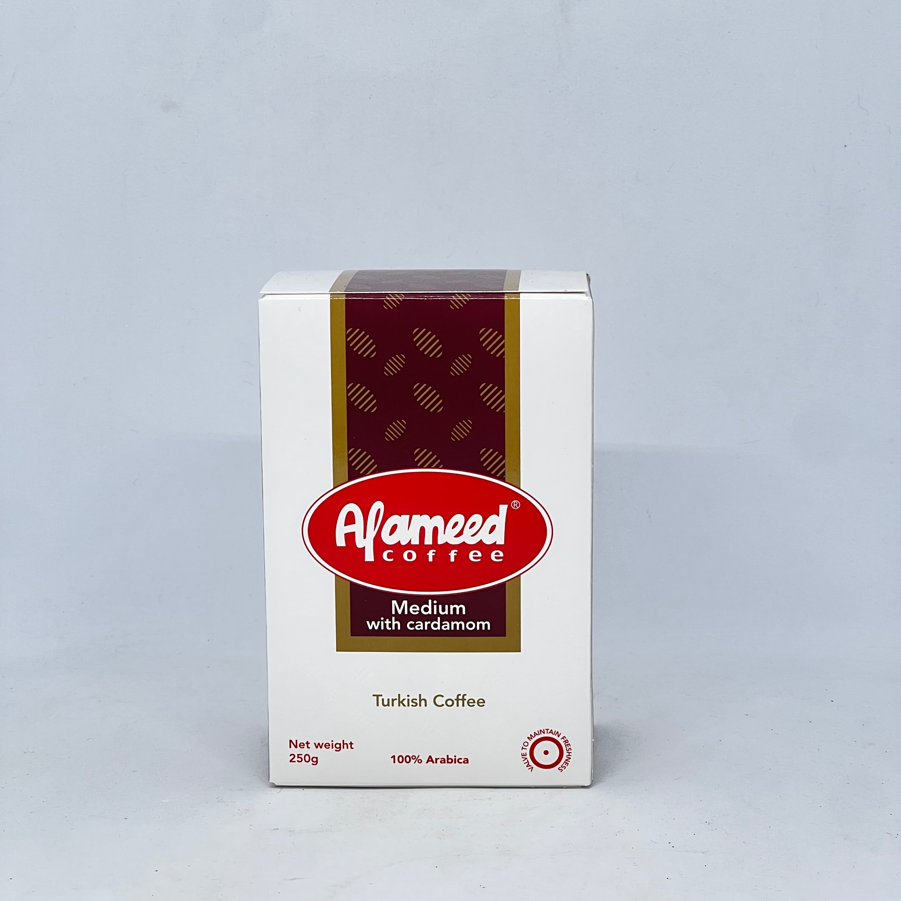 ALAMEED Turkish Coffee Medium w/ Cardamom 250g