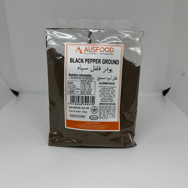 AUSFOOD Black Pepper Ground 150g