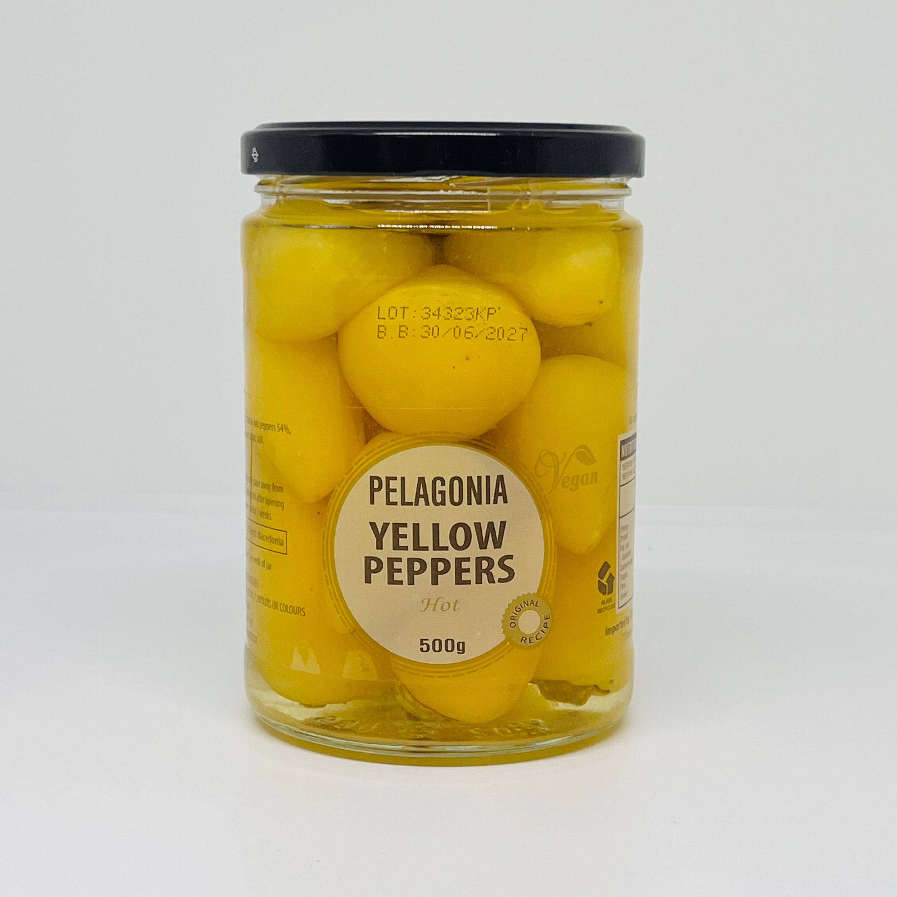 PELAGONIA Yellow Hot Peppers 500g