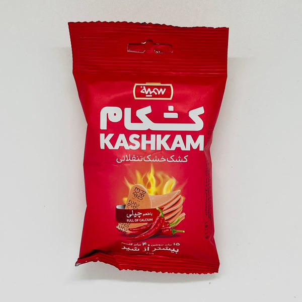 SOMAYEH Kashkam Dried Kashk Chips w/ Pepper 25g