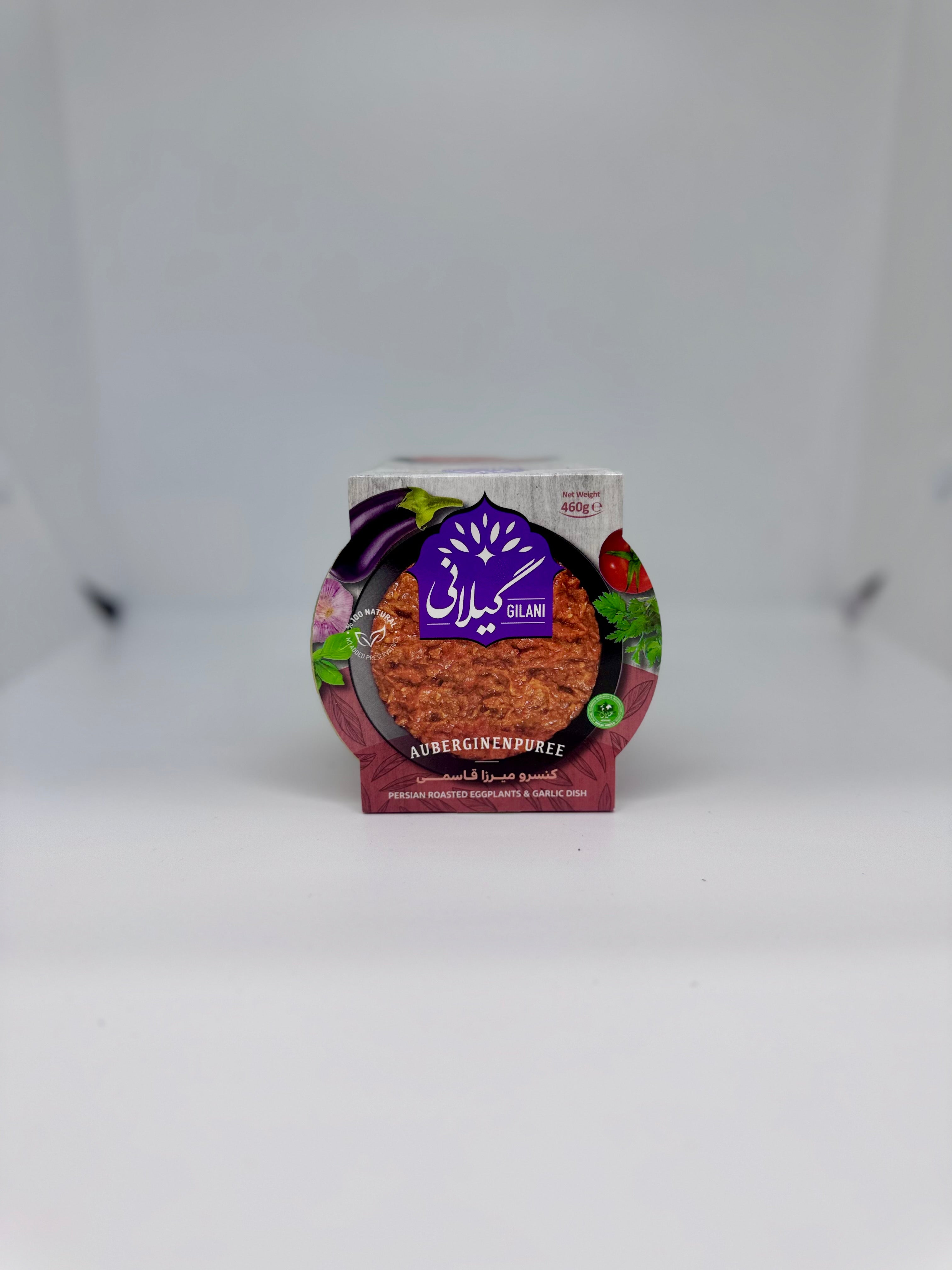 GILANI Canned Roasted Eggplant & Garlic Dish - Mirza Ghasemi - 460g