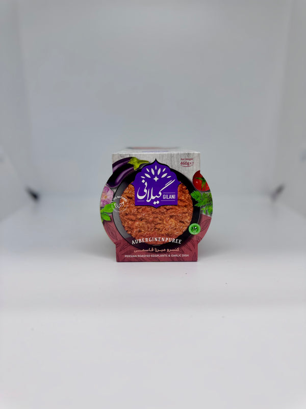 GILANI Canned Roasted Eggplant & Garlic Dish - Mirza Ghasemi - 460g
