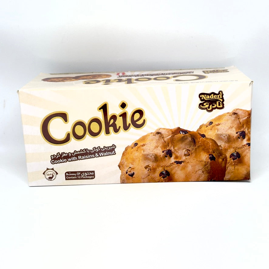 NADERI Raisin & Walnut Cookie 12x40g