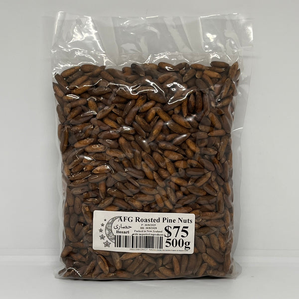 HESARI AFG Roasted Pine Nuts Poly Bag 500g