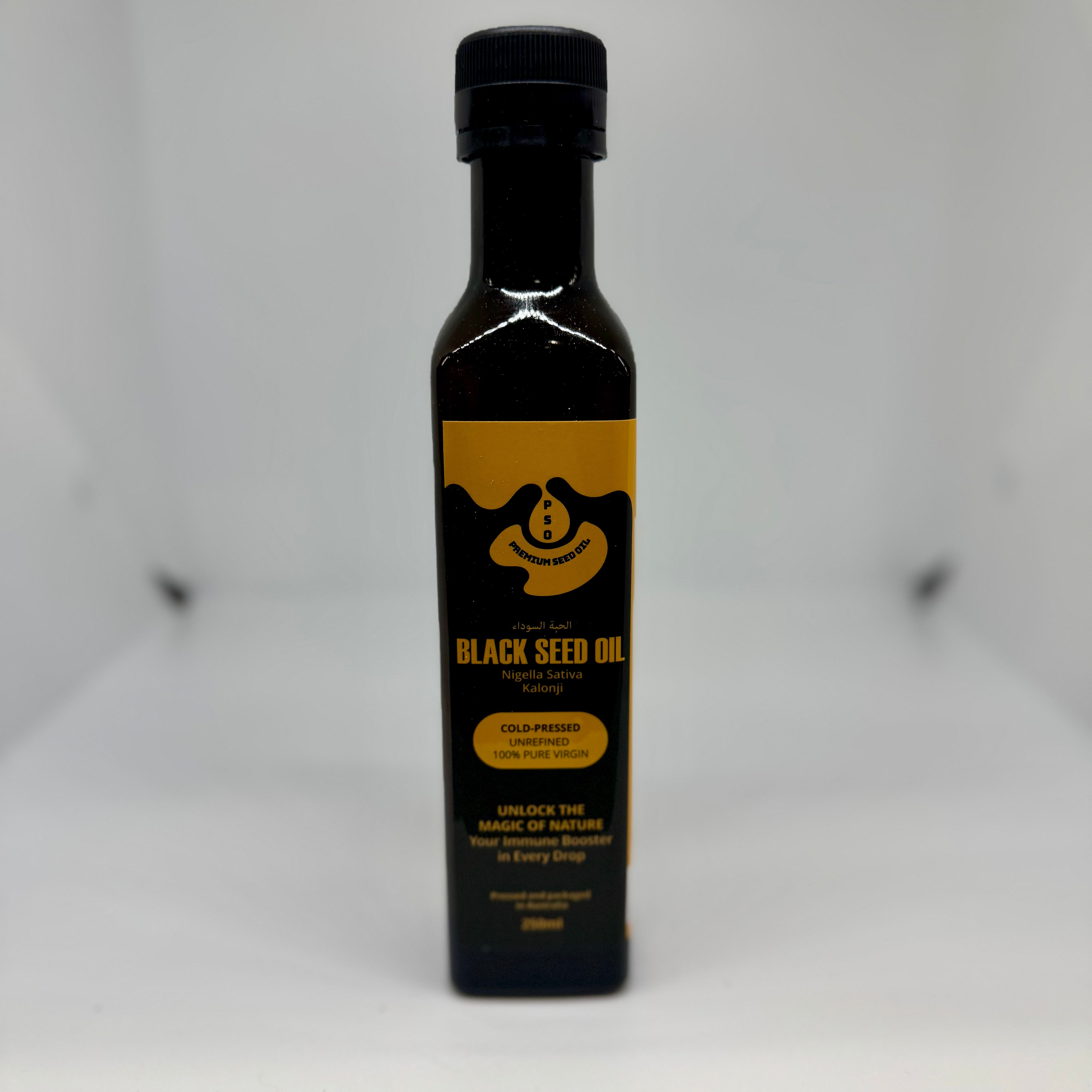 PSO Premium Black Seed Oil Cold-Pressed 100% Pure Virgin 250ml