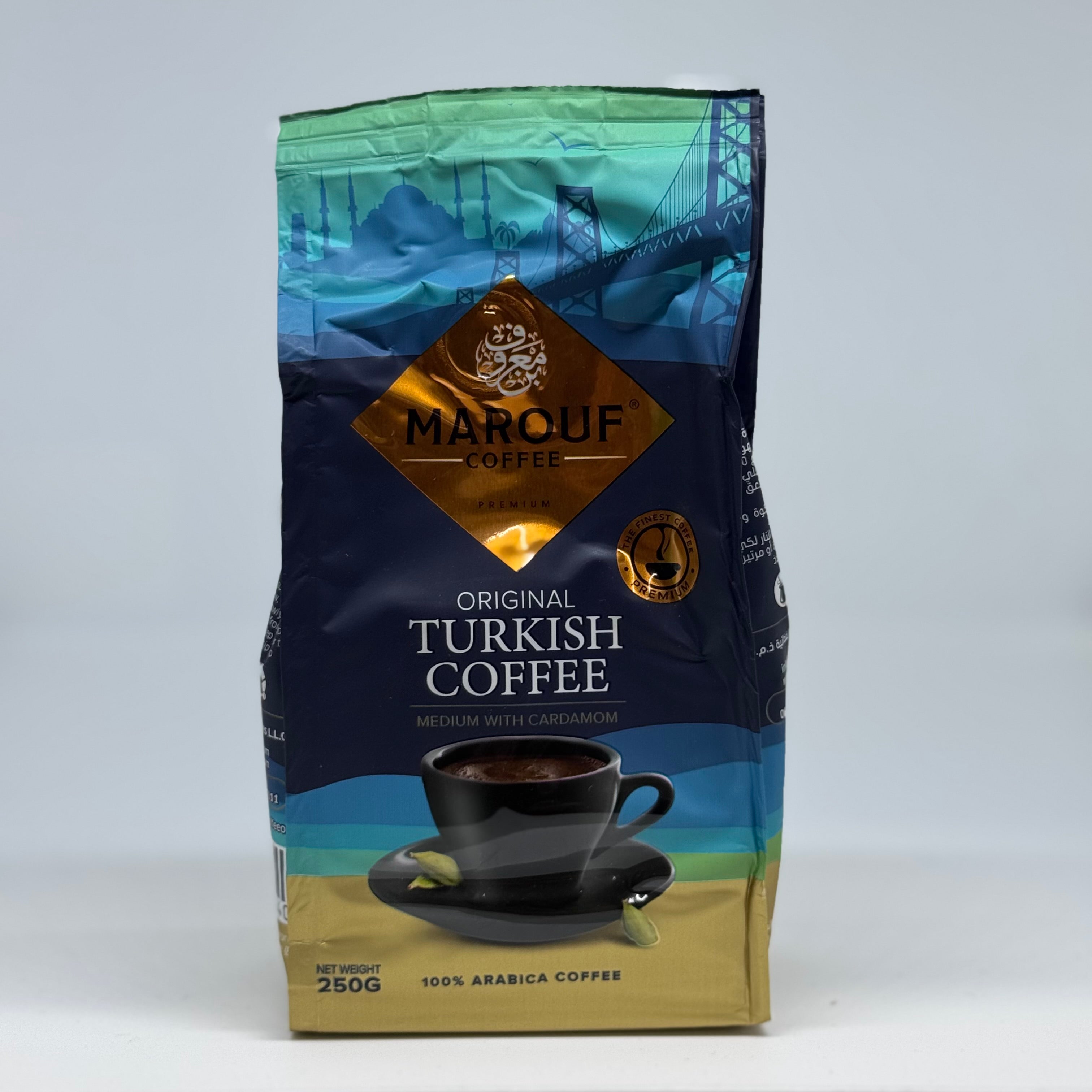 MAROUF Original Turkish Coffee w/ Cardamom 250g