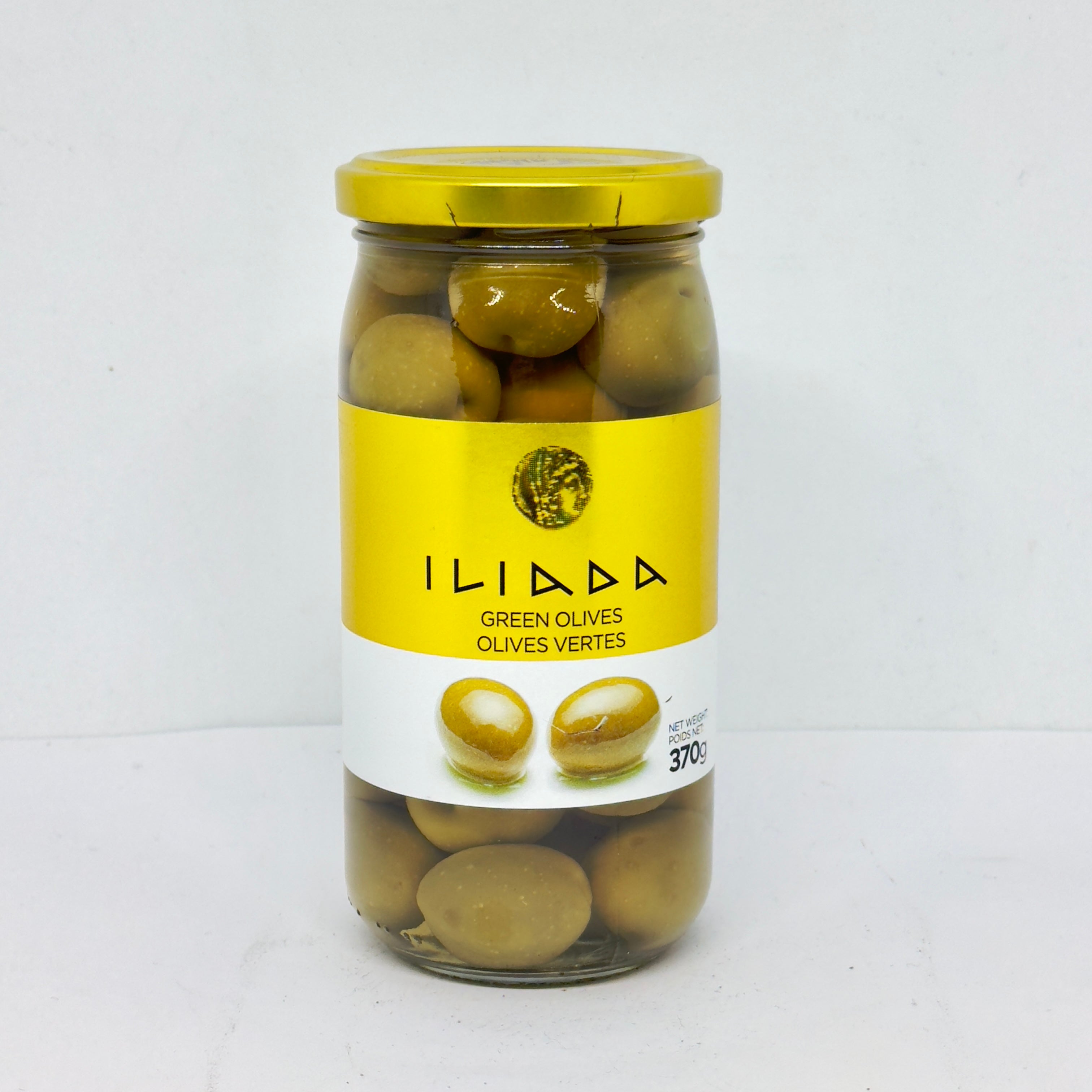 ILIADA Whole Green Olives 370g