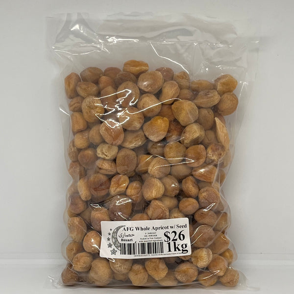 HESARI Dried Whole Apricot w/ Seed #2 Poly Bag 1kg