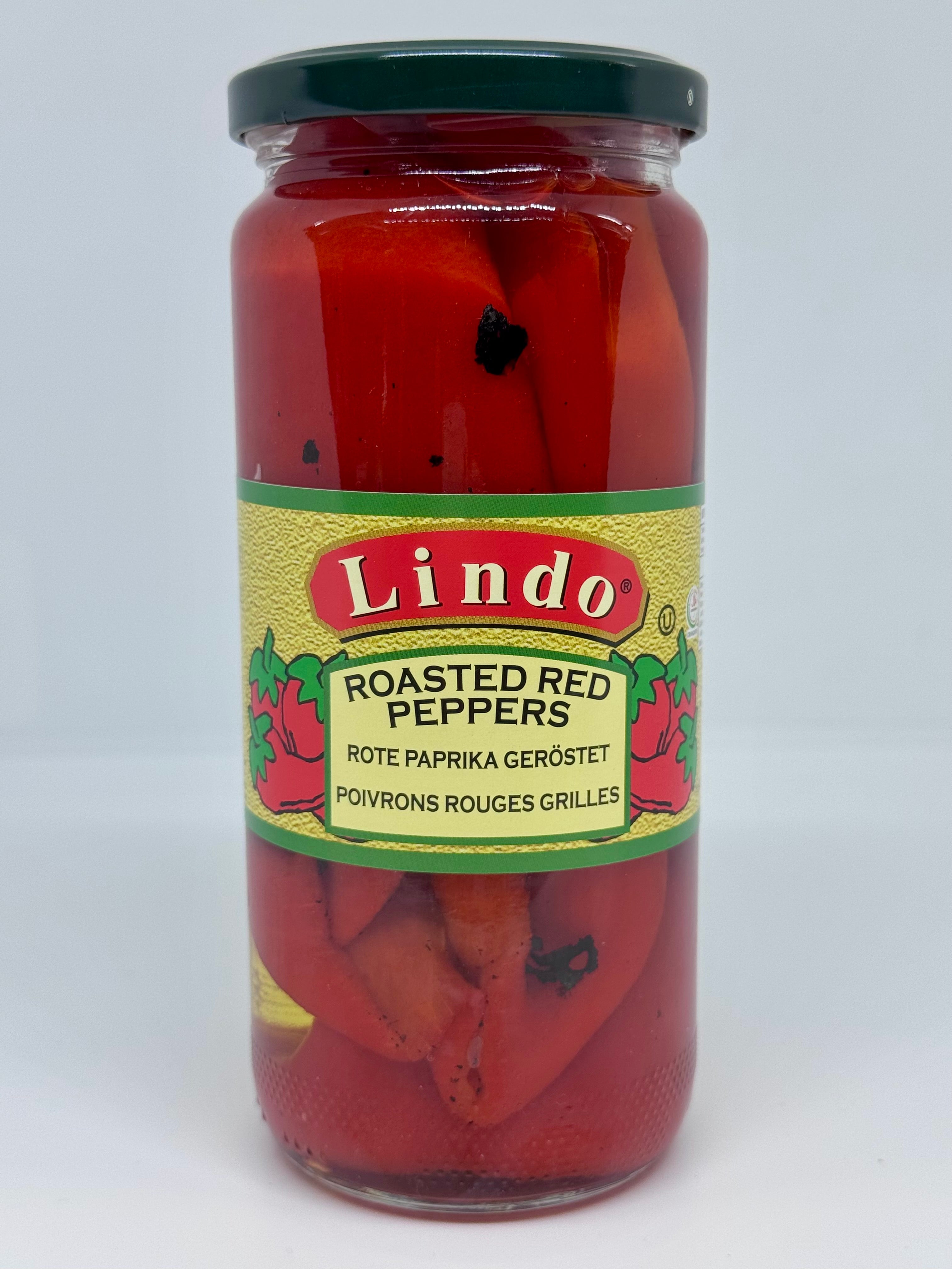 LINDO Roasted Red Peppers 460g