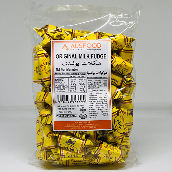 AUSFOOD Original Milk Fudge Polish Chocolate 900g