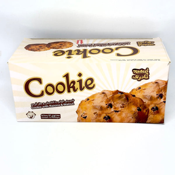 NADERI Raisin & Walnut Cookie 12x40g