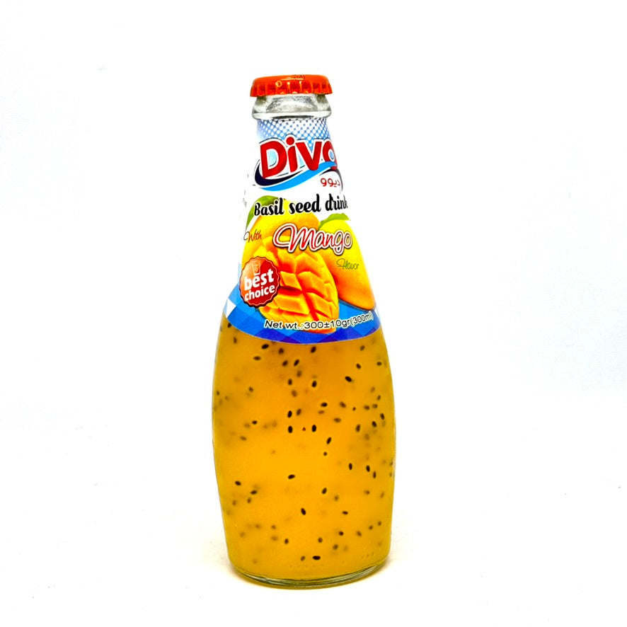 DIVO Mango Drink w/ Basil Seeds 300mL