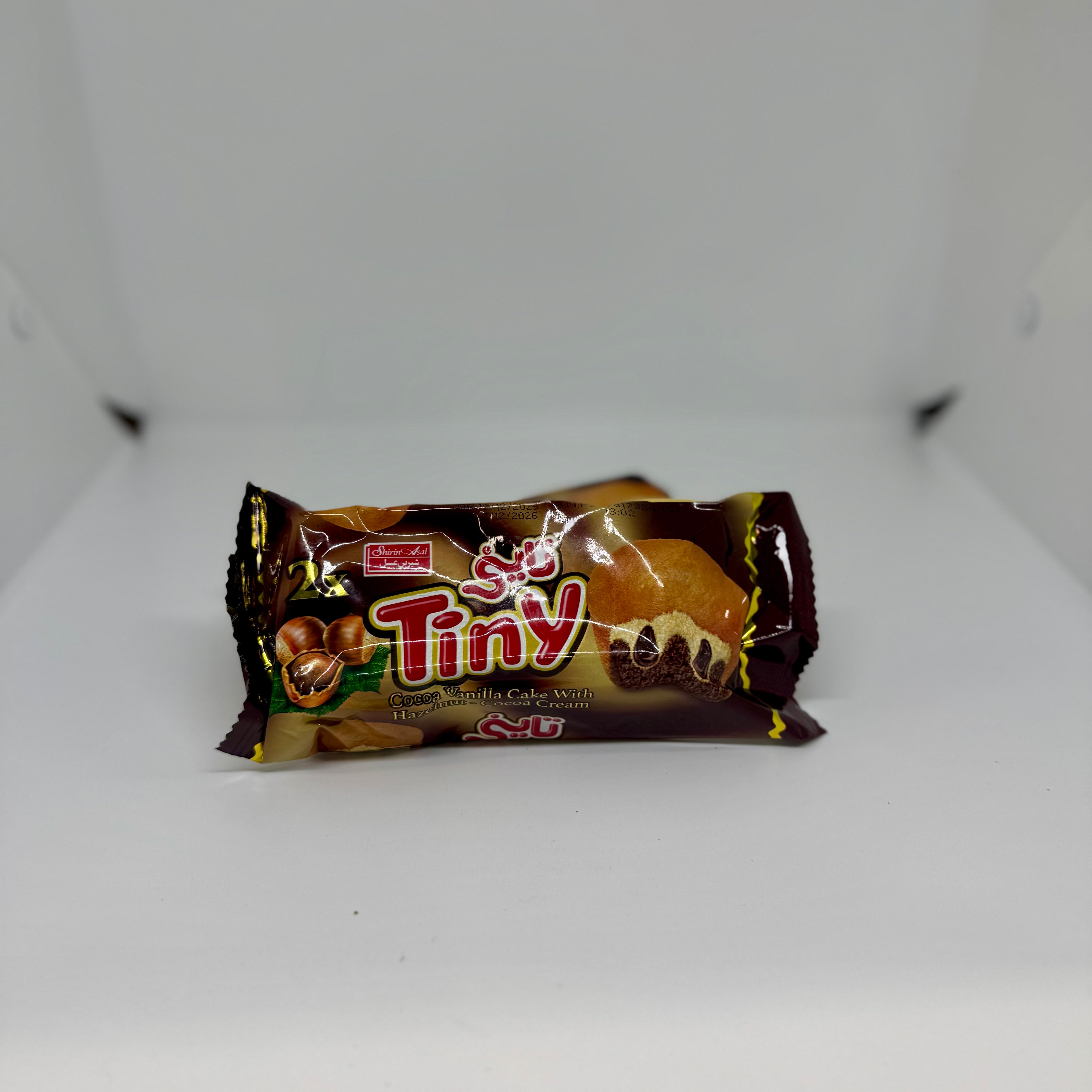 SHIRIN ASAL 'Tiny' Cocoa Vanilla Cake w/ Hazelnut Twin Cakes 60g