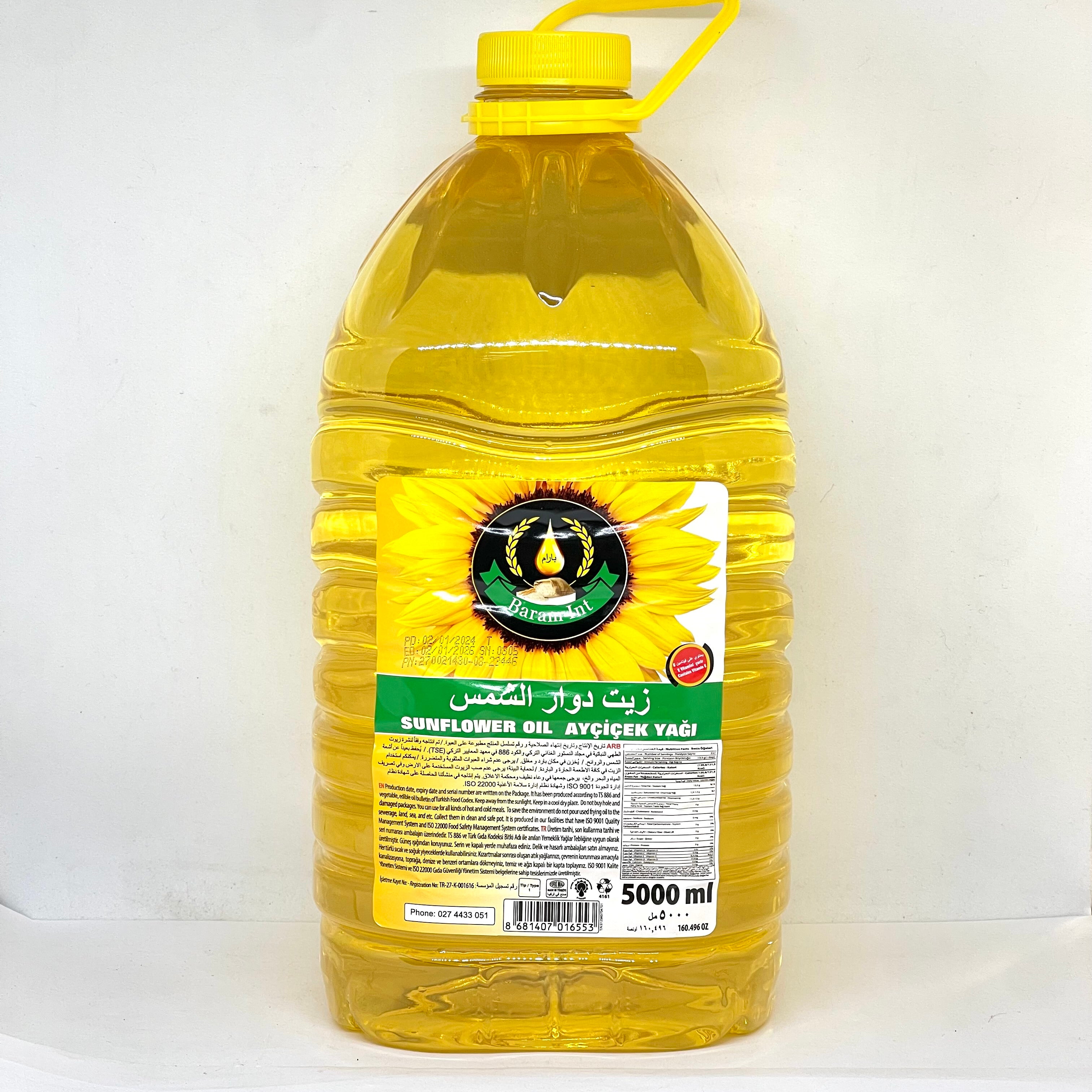 BARAM INT Sunflower Oil 5L
