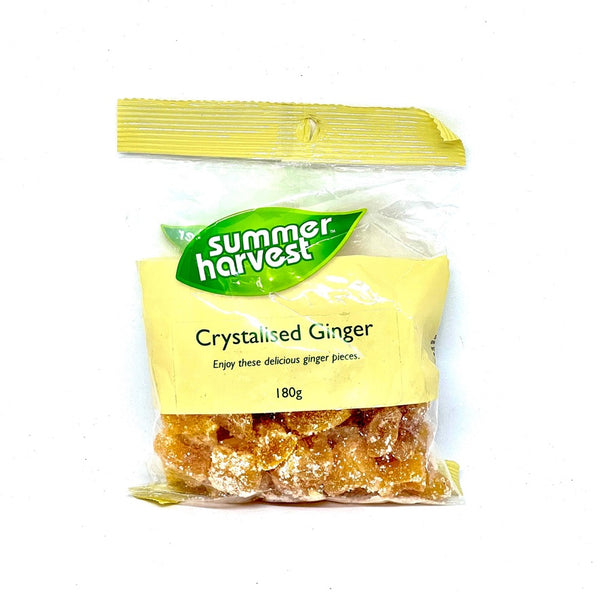 SUMMER HARVEST Crystalised Ginger 180g