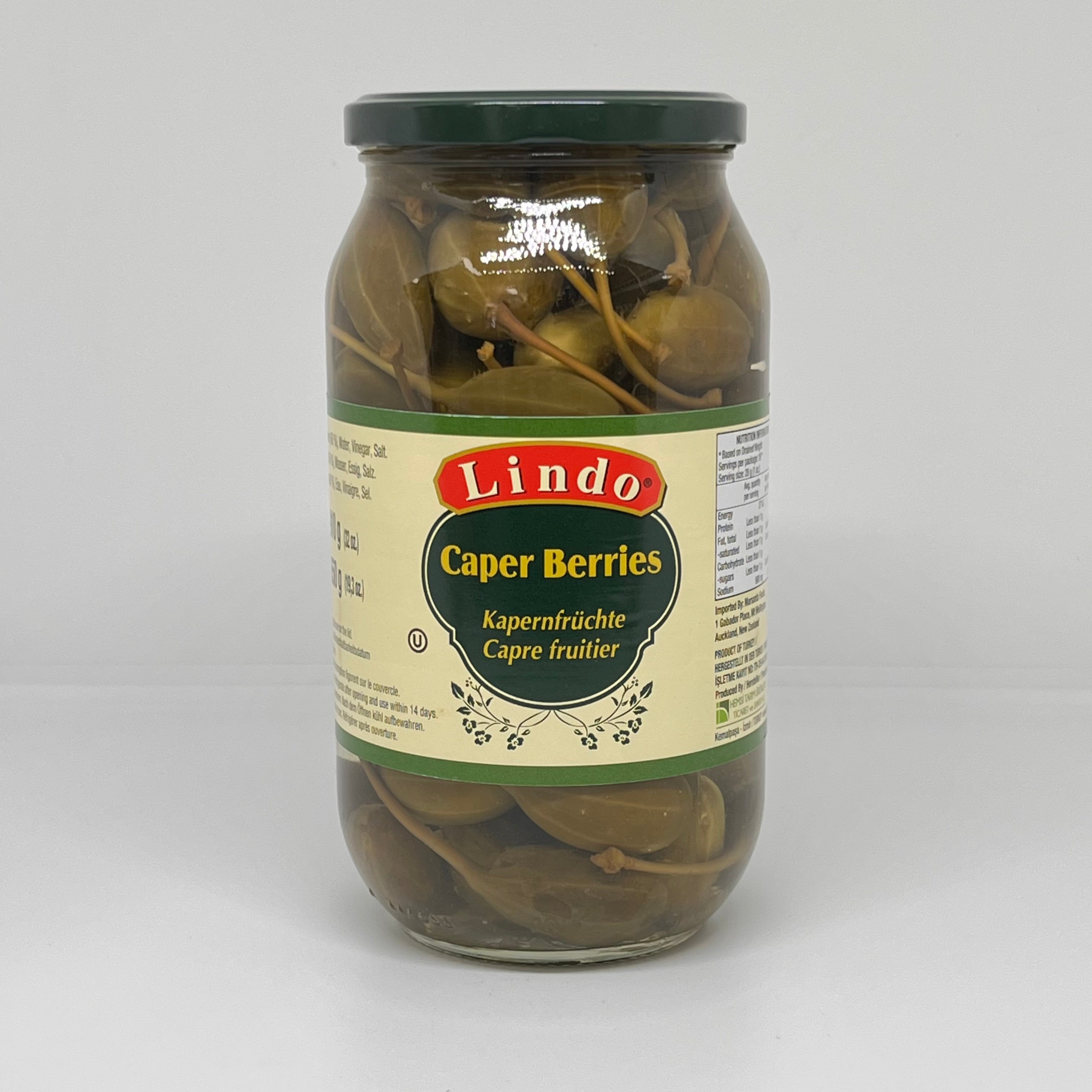 LINDO CaperBerries 910g