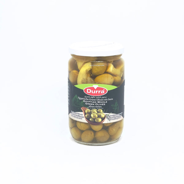 DURRA Egyptian Whole Green Olives 700g