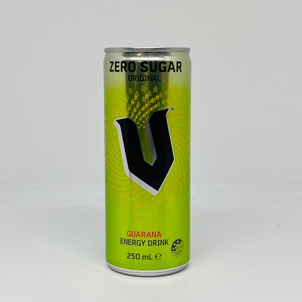 V Green Zero Sugar Guarana Energy Drink 250mL