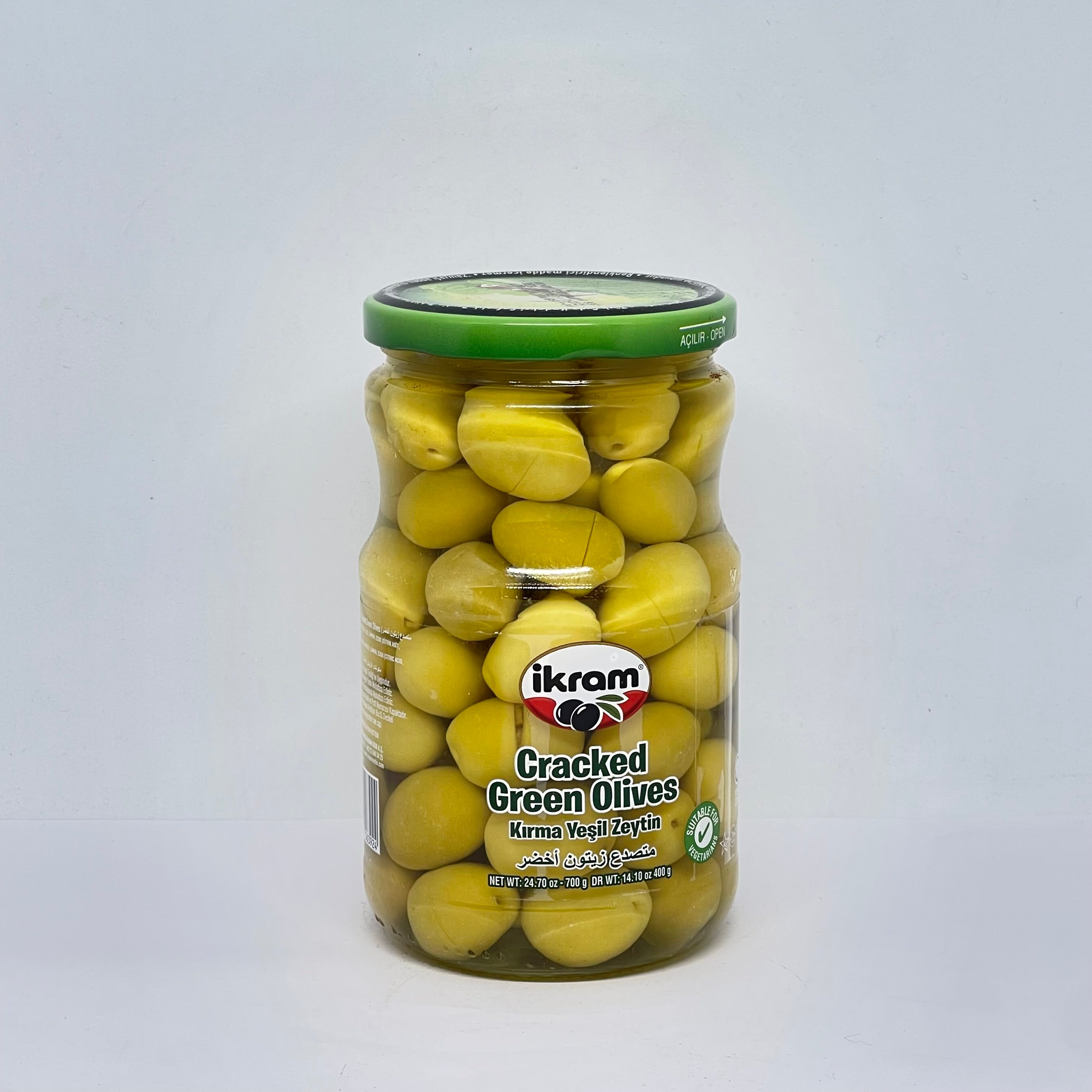 IKRAM Cracked Green Olive 700g