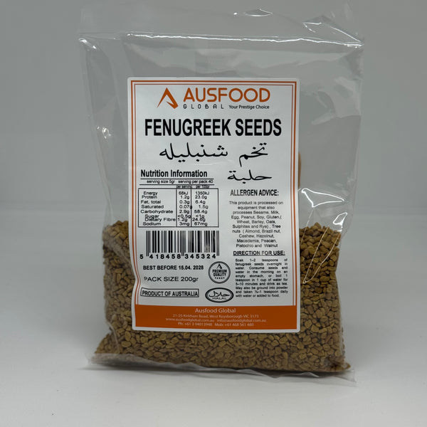 AUSFOOD Fenugreek Seeds 200g