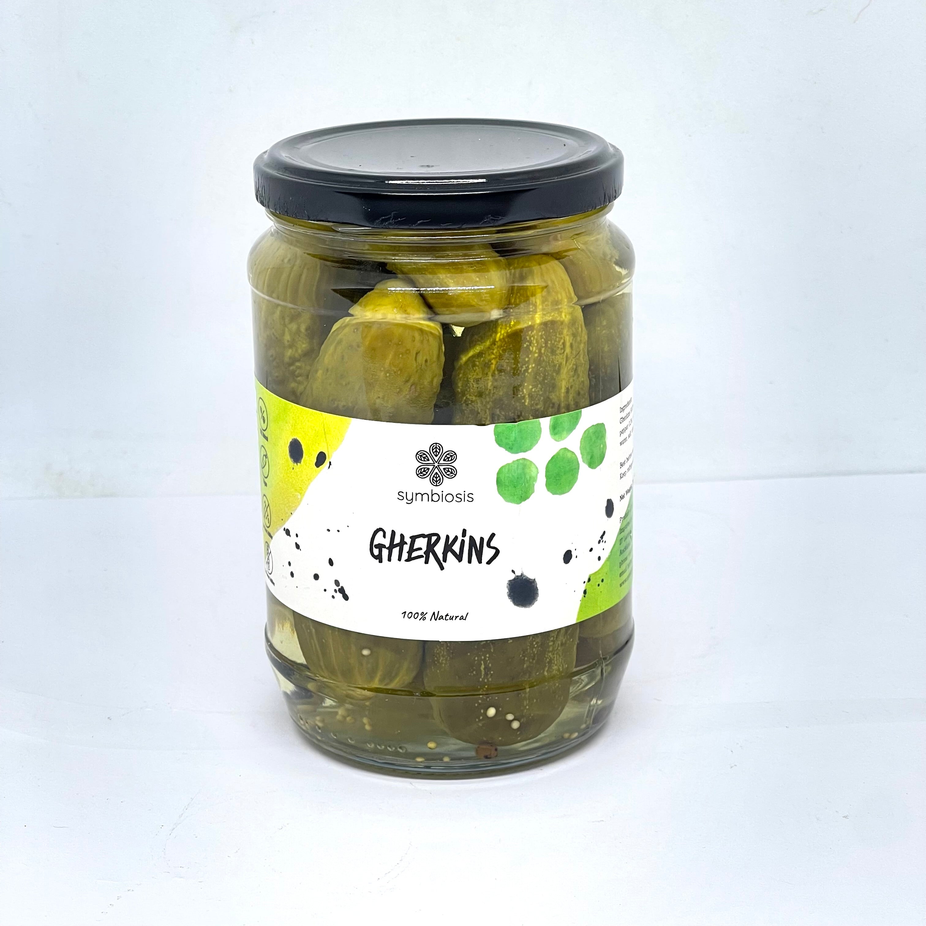 SYMBIOSIS Gherkins Whole & Sliced 720g