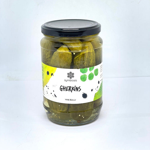 SYMBIOSIS Gherkins Whole & Sliced 720g