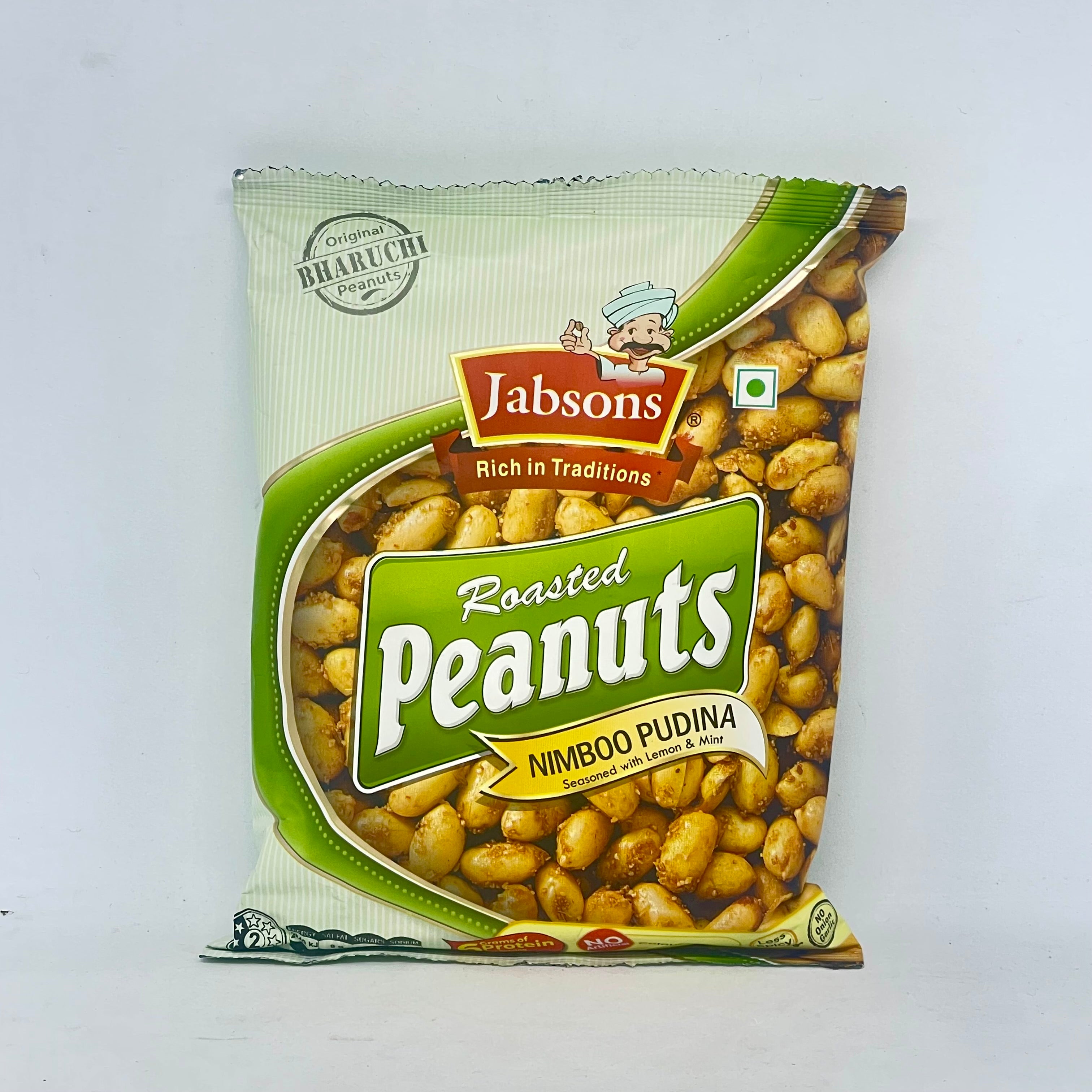 JABSONS Roasted Peanuts w/ Lemon & Mint 140g