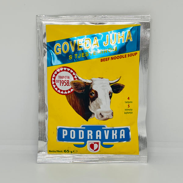 PODRAVKA Beef Noodle Soup 65g