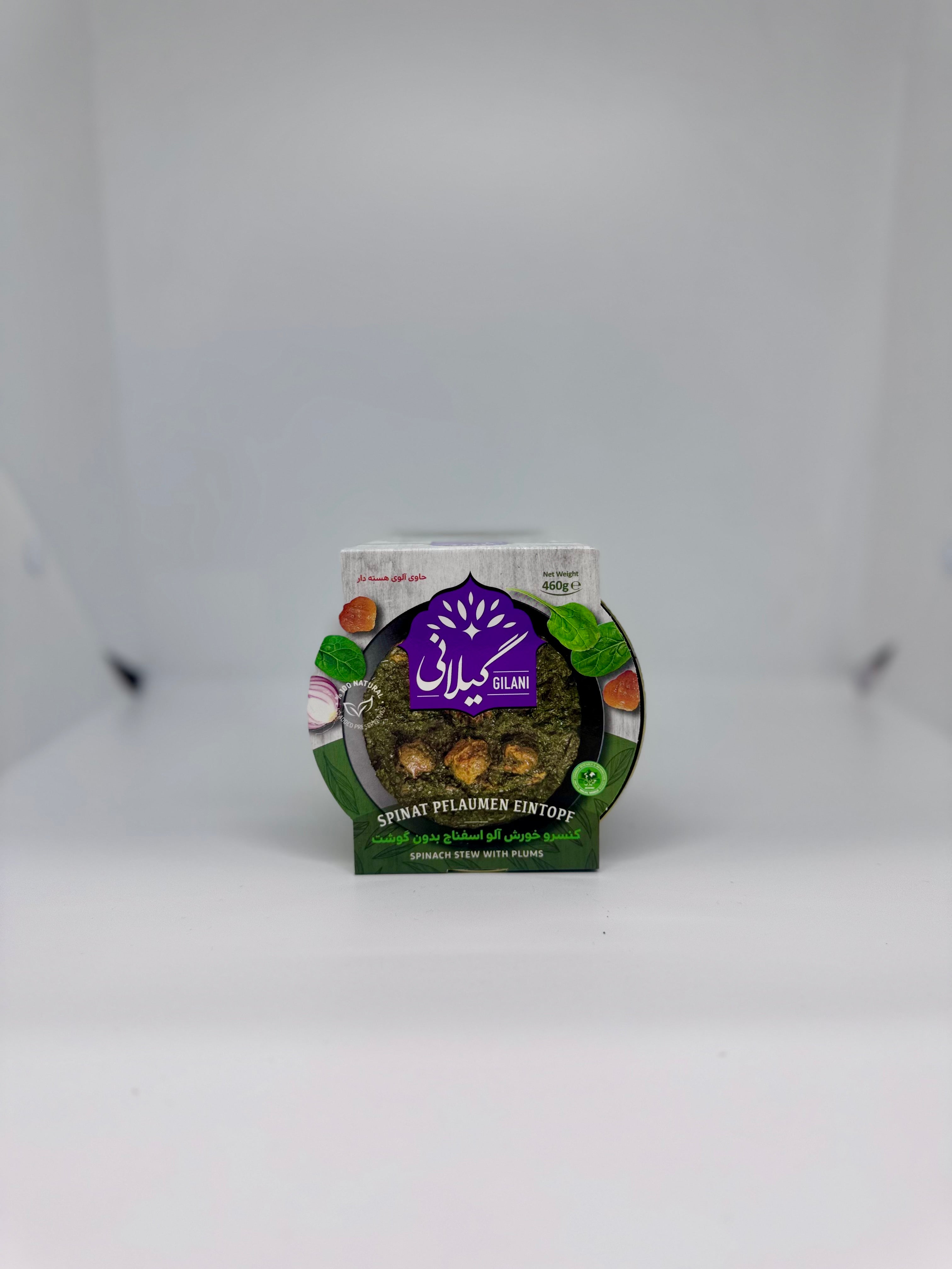GILANI Canned Spinach Stew w/ Plums 460g