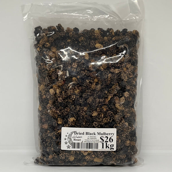 HESARI Dried Black Mulberry Poly Bag 1kg