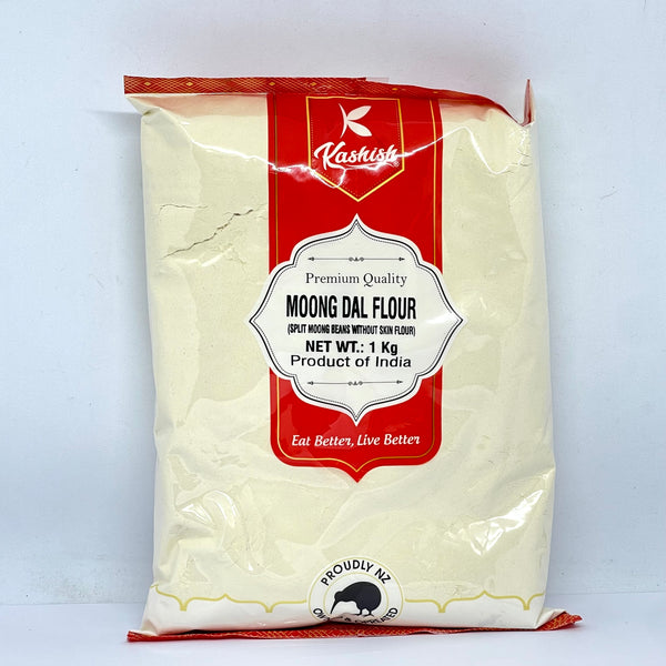 KASHISH Split Moong Beans w/out Skin Flour / Moong Dal Flour 1kg