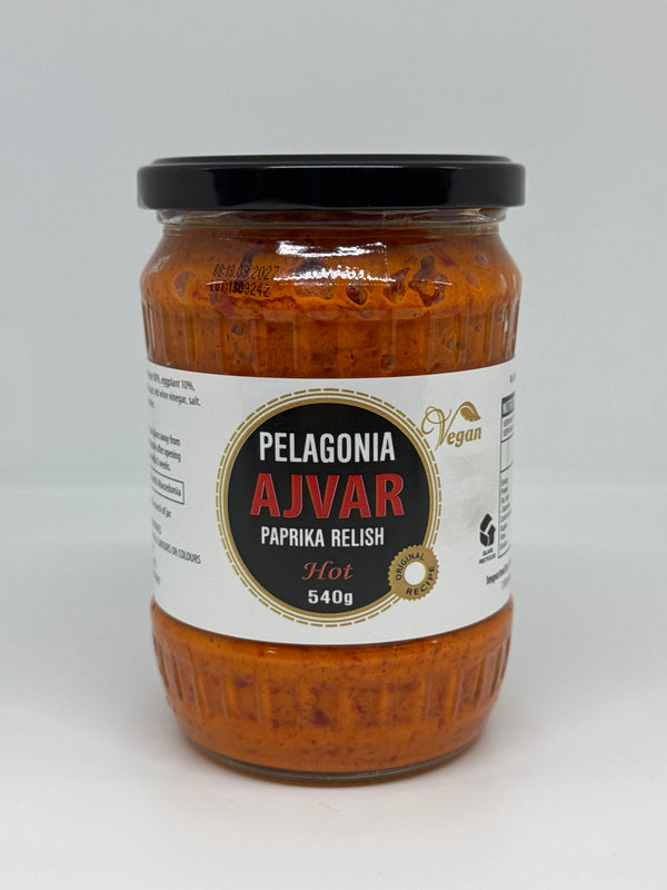 PELAGONIA Paprika Relish Ajvar Hot 540g