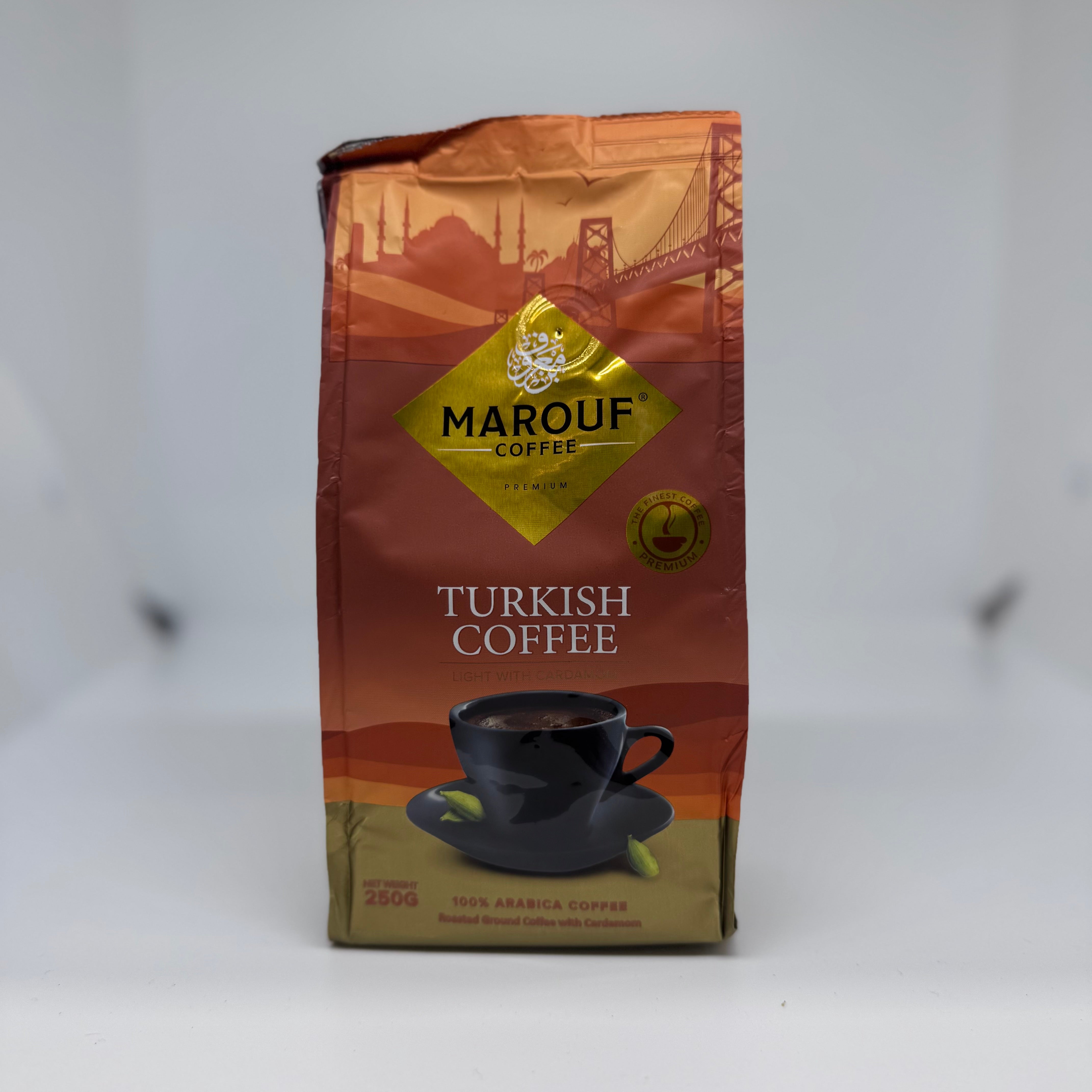 MAROUF Light Turkish Coffee w/ Cardamom 250g