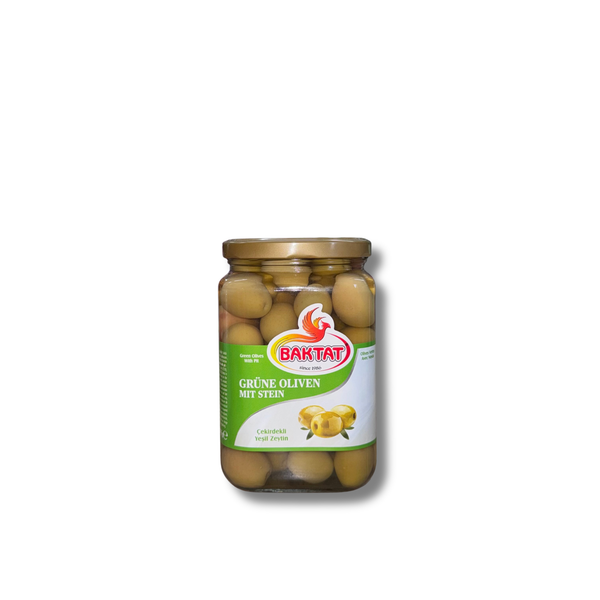 BAKTAT Green Olives w/ Pit 720g