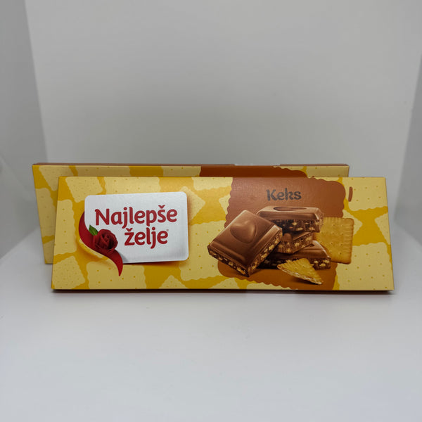 STARK Najlepse Zelje Milk Chocolate w/ Crumbled Keks Original 250g
