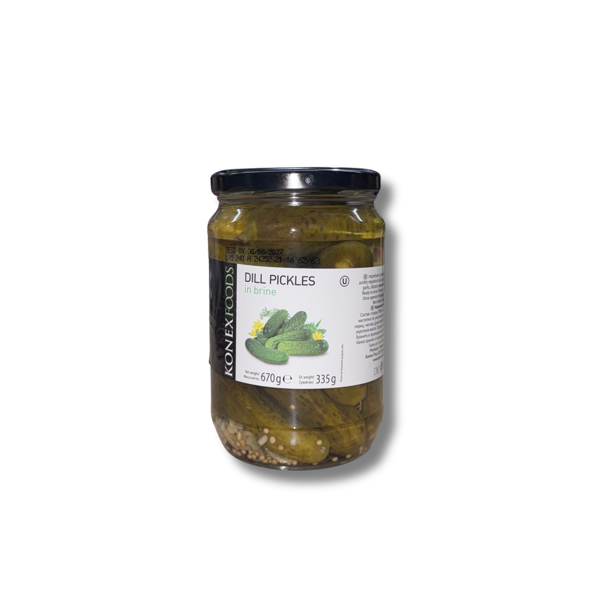 KONEX Dill Pickle Cucumber 670g