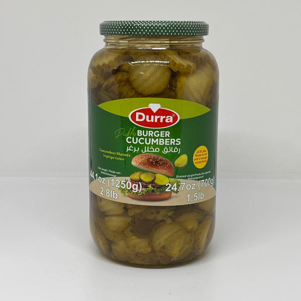 DURRA Burger Cucumber Slices 1250g