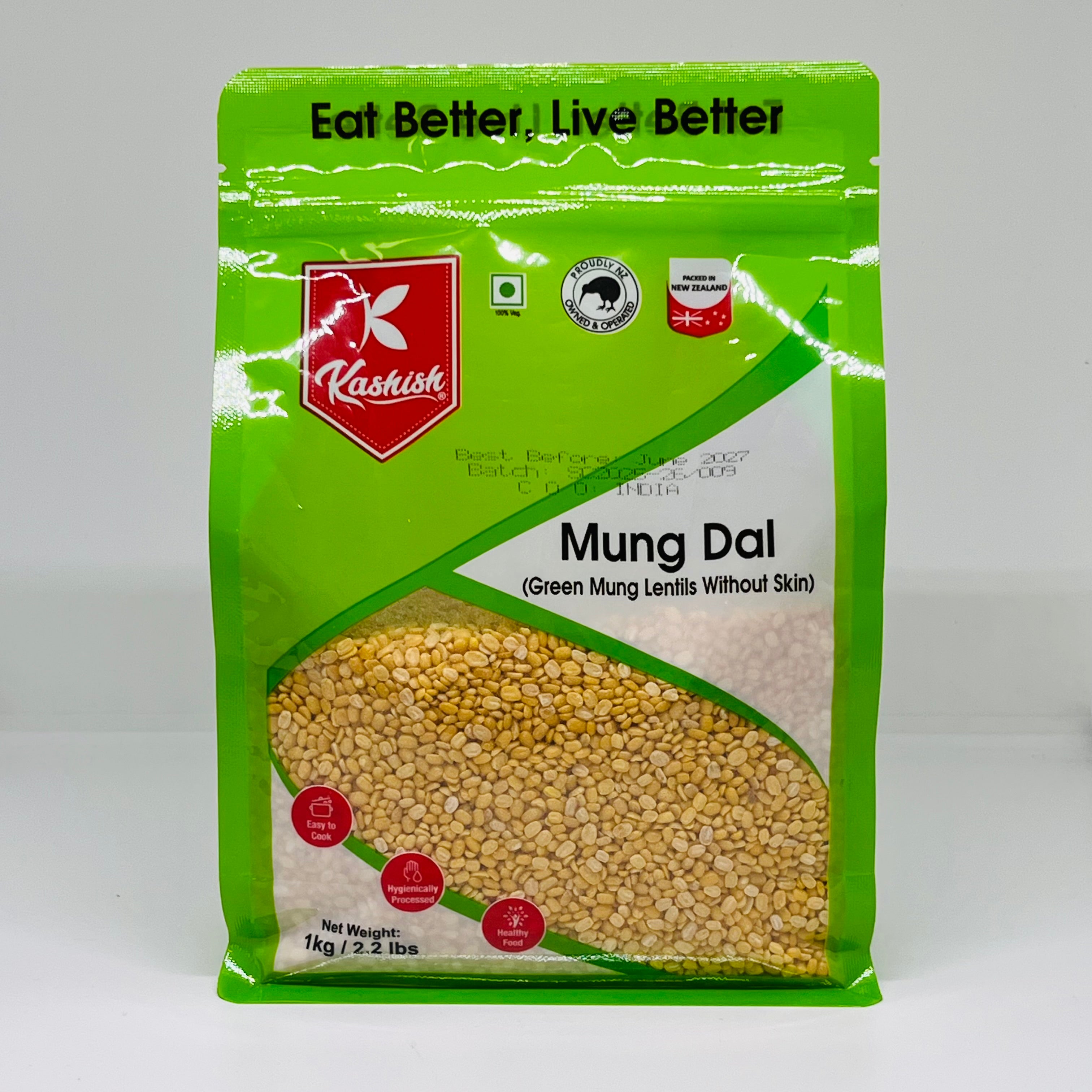 KASHISH Yellow Moong Dal 1000g