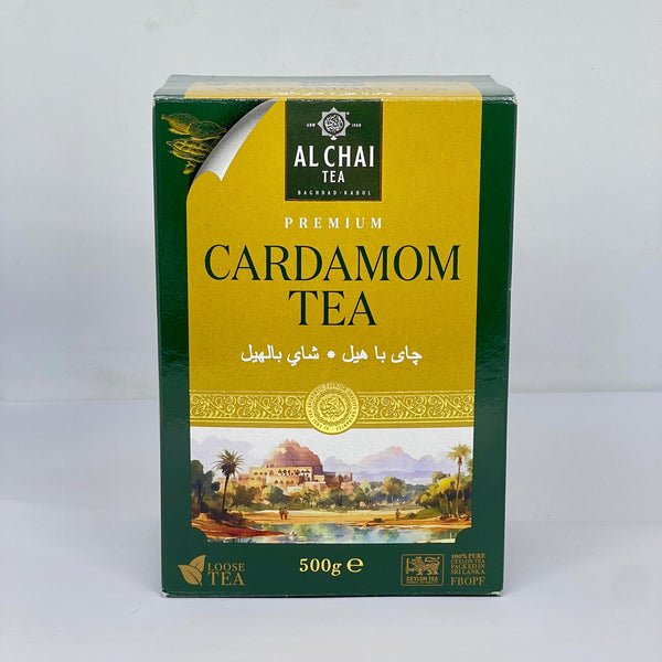 ALCHAI Premium Cardamom Black Tea Leaves 500g