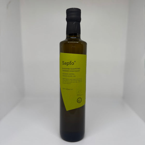SAPFO Organic Extra Virgin Olive Oil 500mL