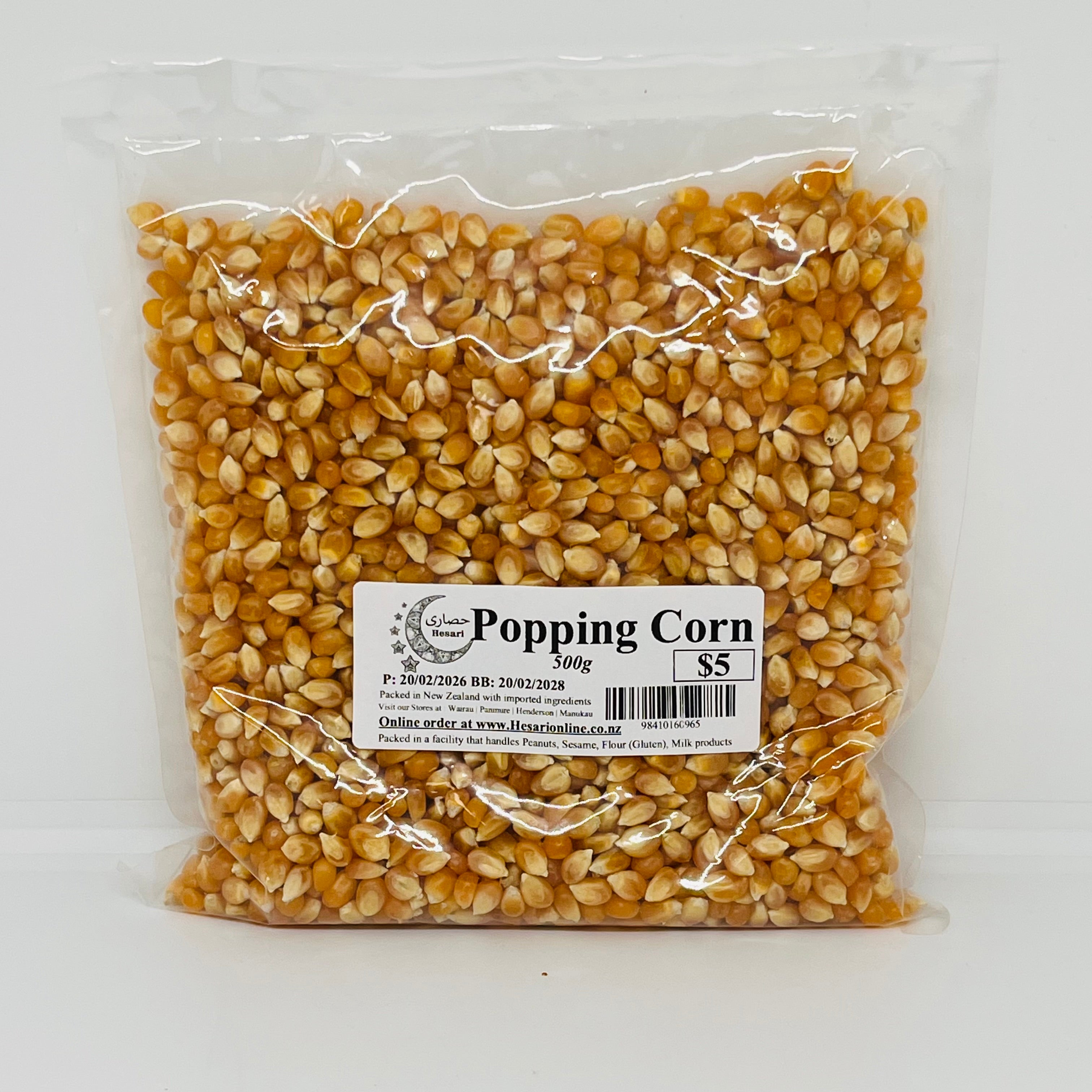 HESARI Popping Corn 500g