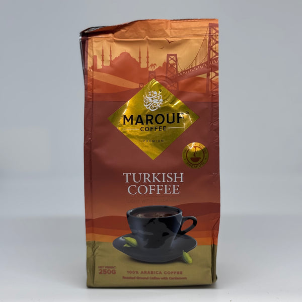 MAROUF Light Turkish Coffee w/ Cardamom 250g