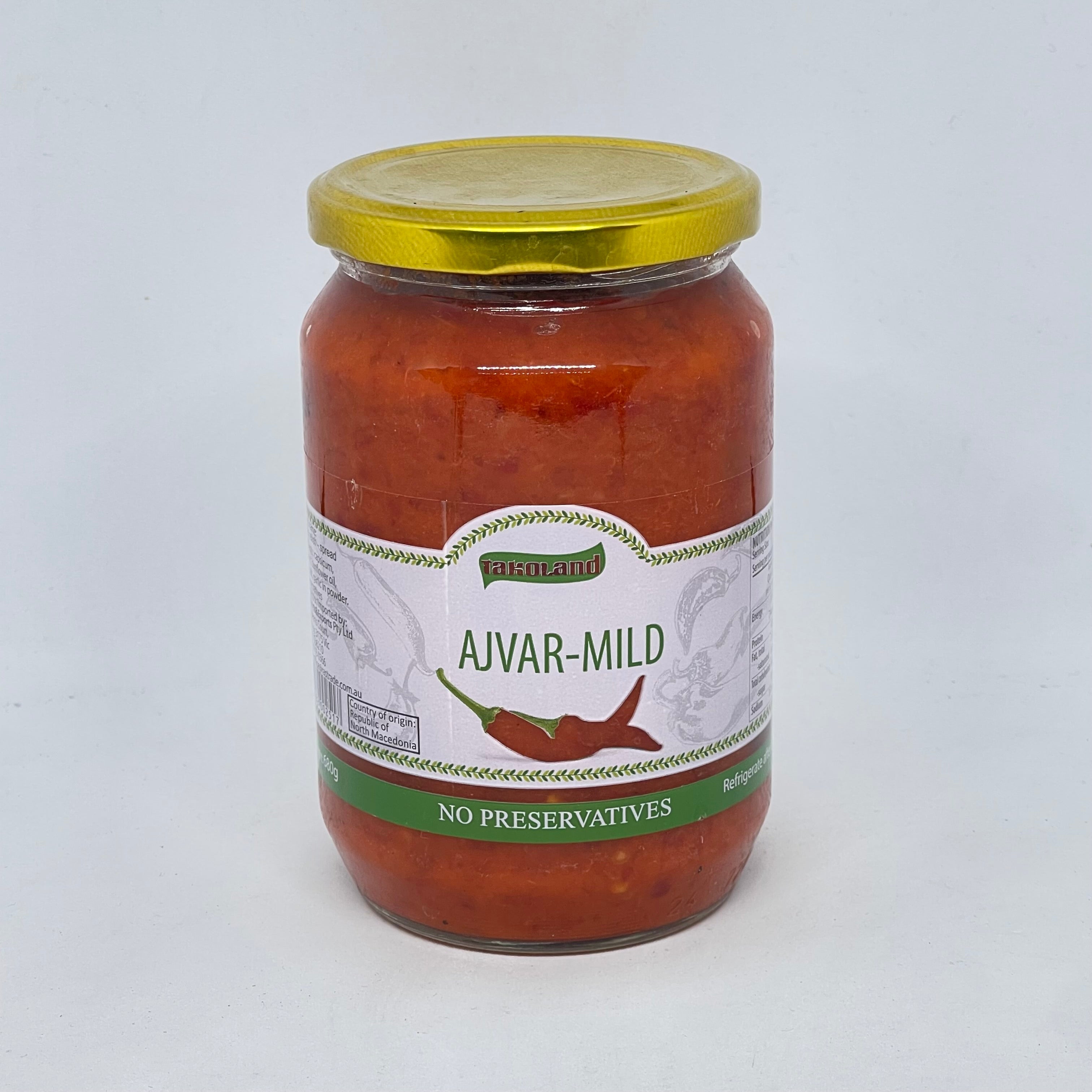 TAKOLAND Ajvar Mild 680g