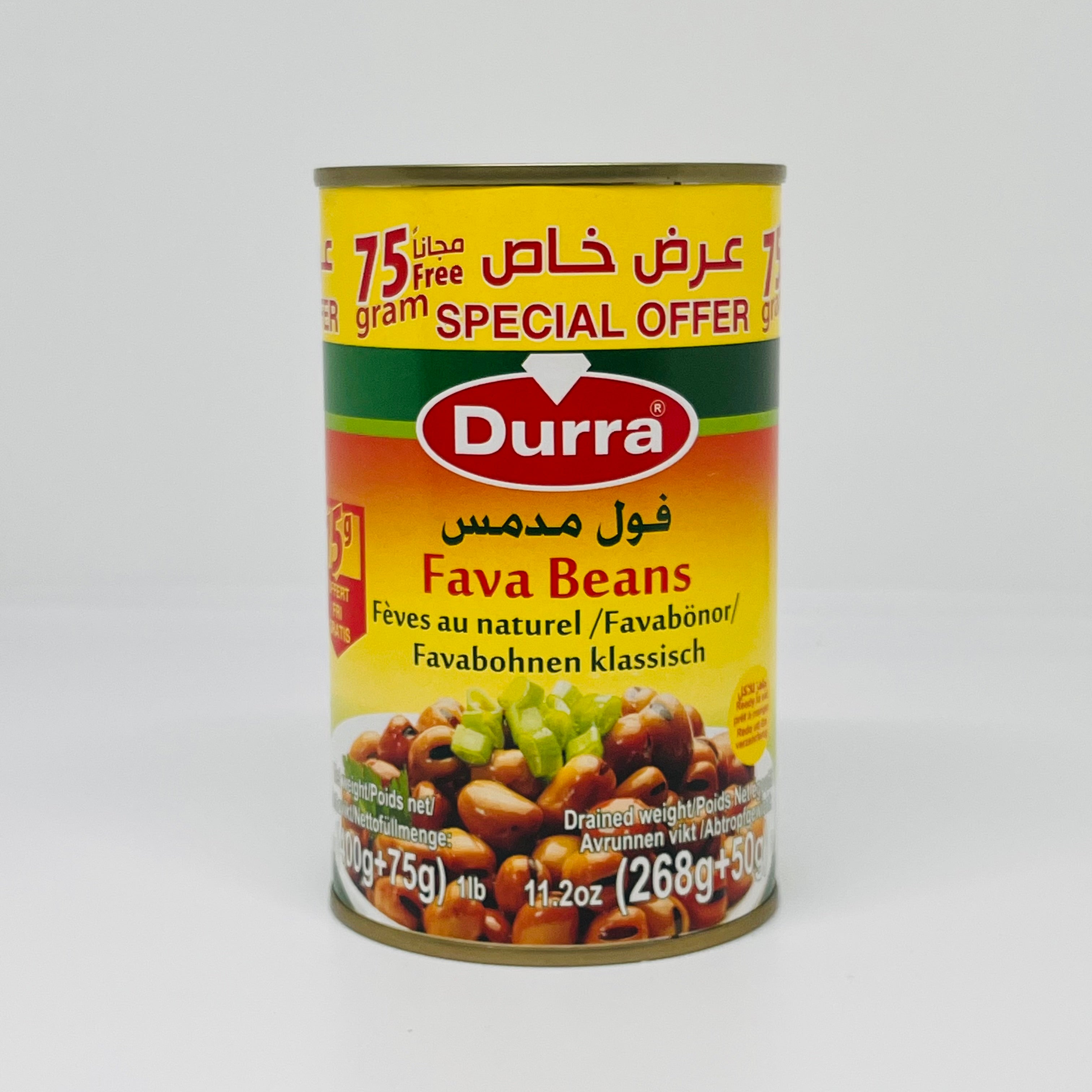 DURRA Foul Medammes Fava Beans 400g