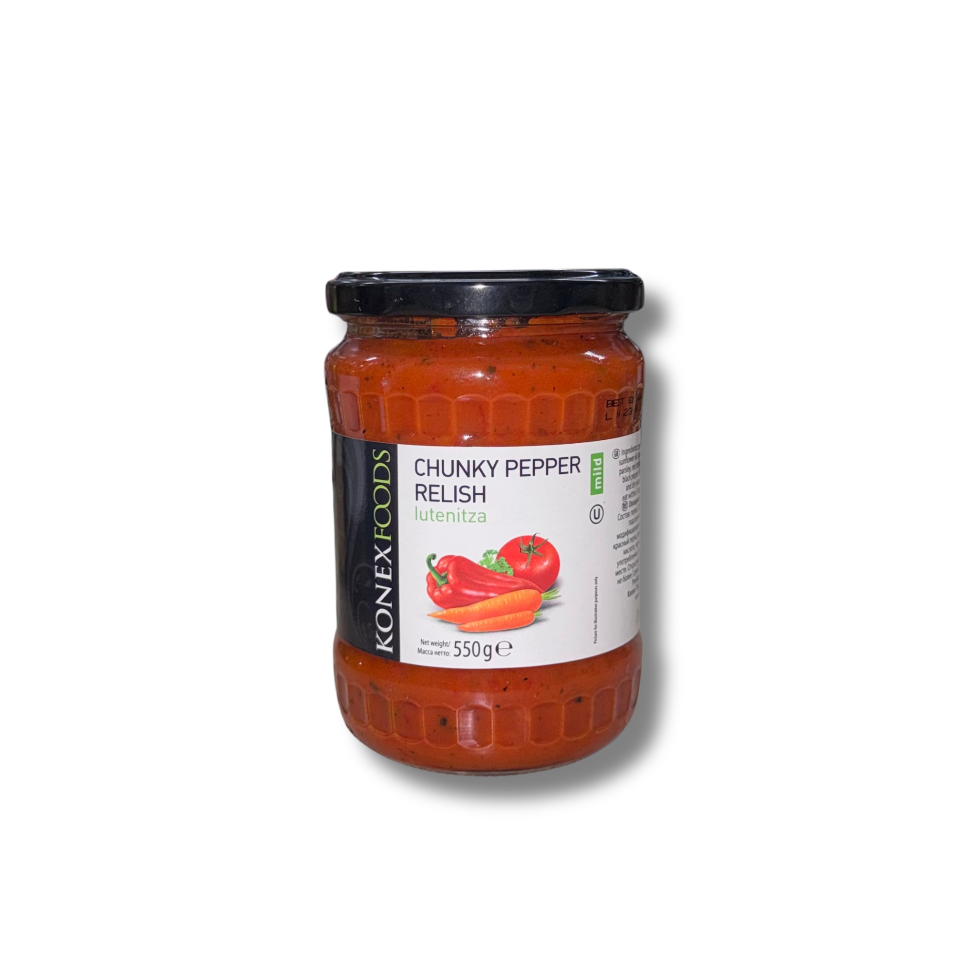 KONEX Luteniza Chunky Pepper Relish 550g