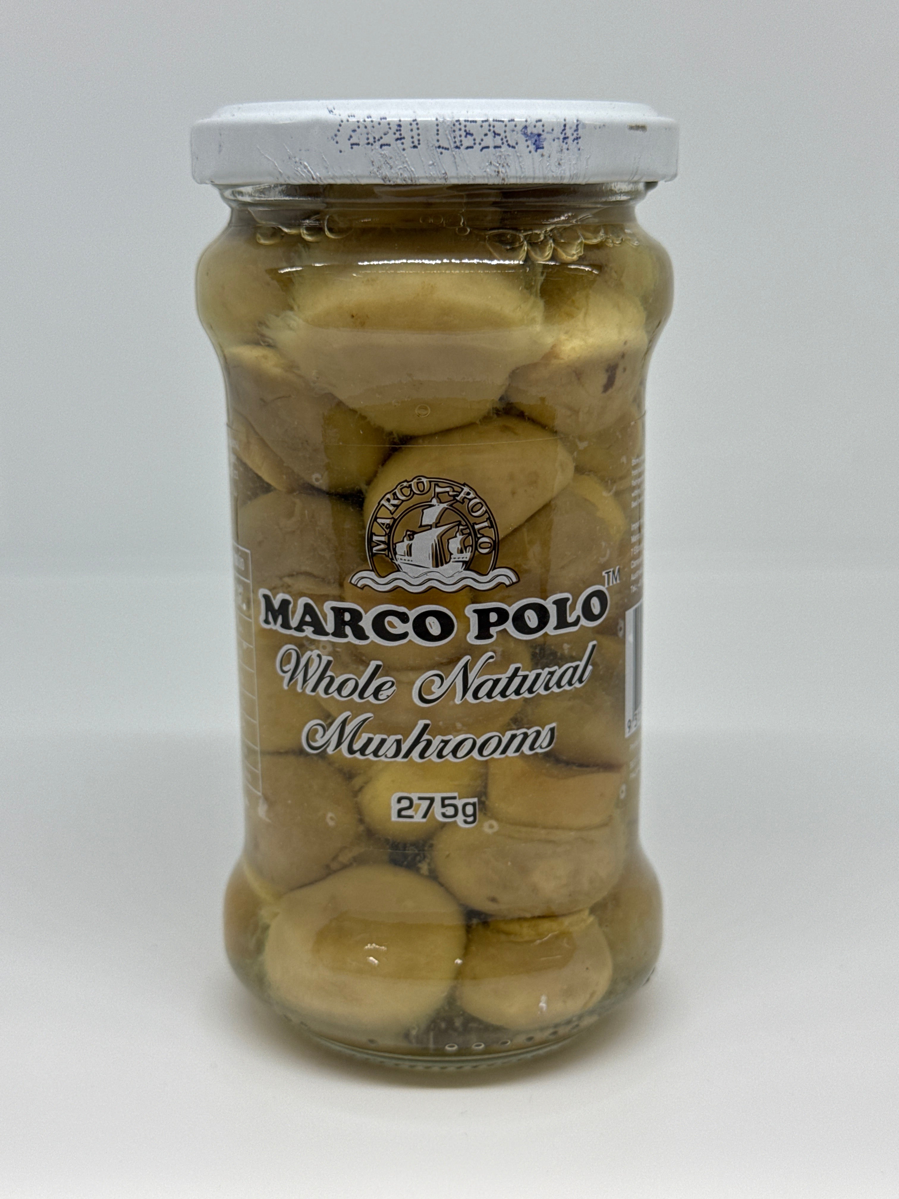MARCO POLO Whole Natural Mushrooms in Brine 275g
