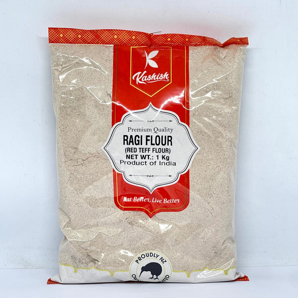 KASHISH Red Teff Flour / Ragi Atta 1kg