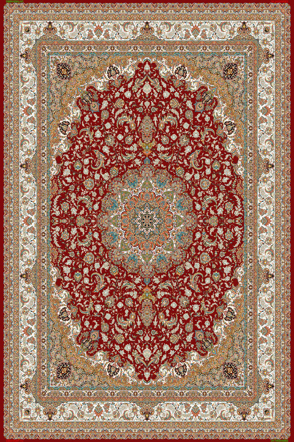 7492 Red Traditional Persian Area Rug